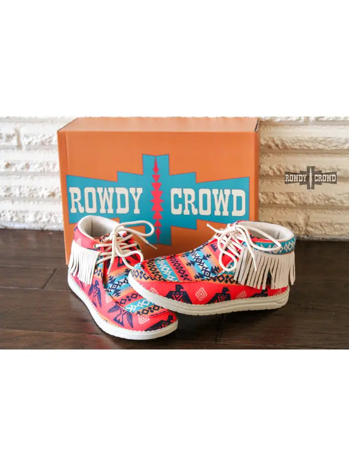 Maverick Fringe Moccasins