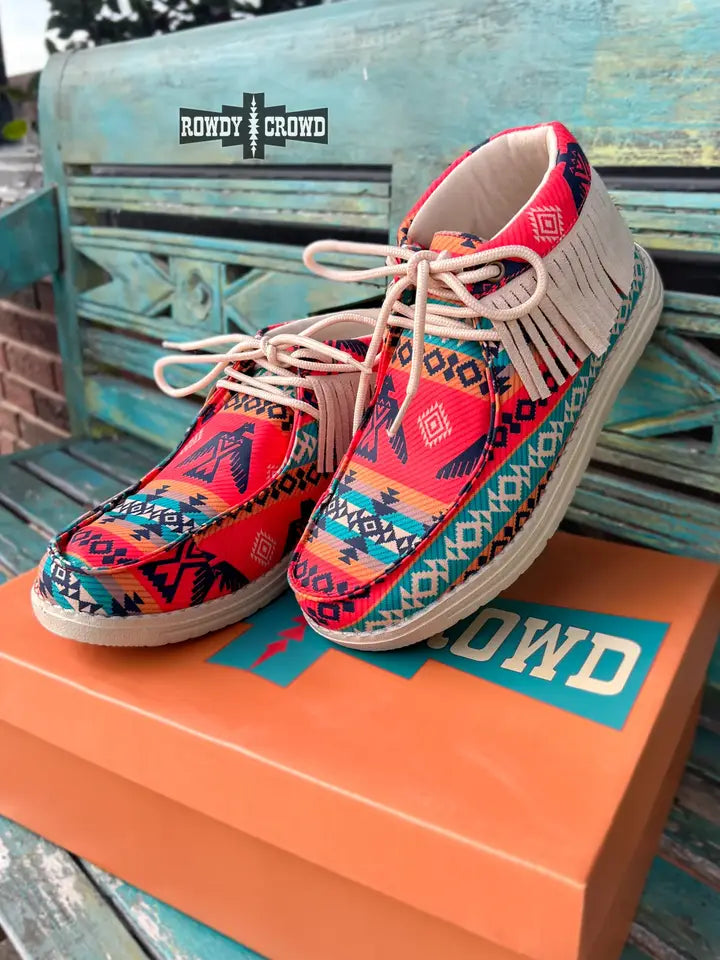 Maverick Fringe Moccasins