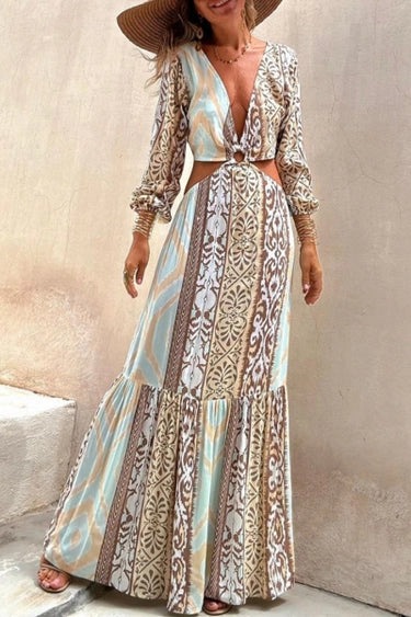 Desert Sky Open Back Maxi Dress