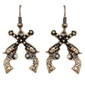 Dual Pistol Gun Earrings