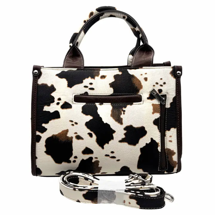 Cow Print Western Weekend Crossbody Bag