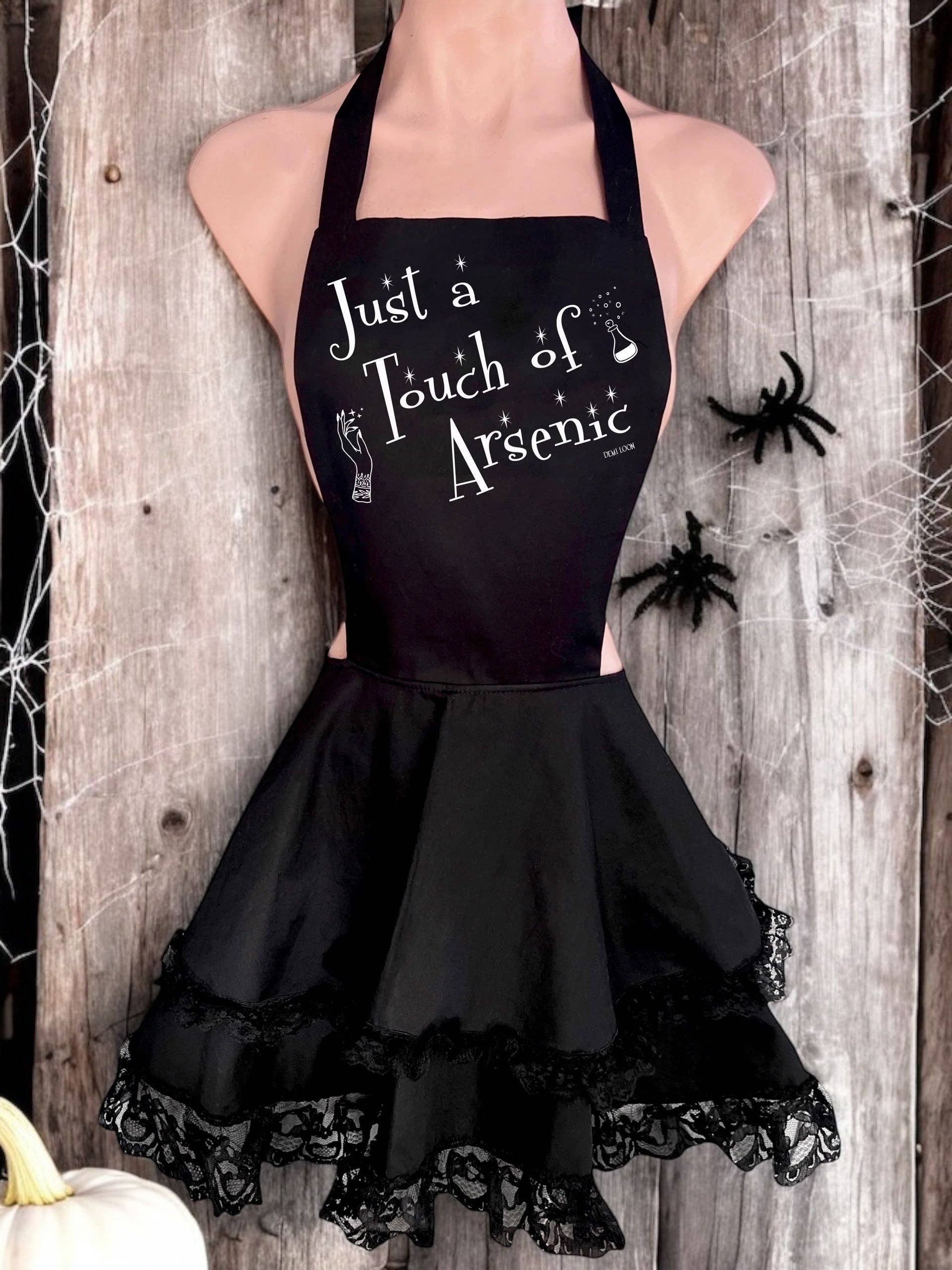 Just A Touch of Arsenic Retro Apron – Howlin' Willow Boutique