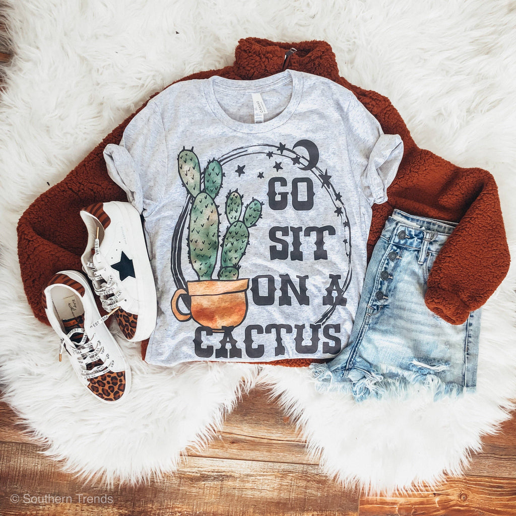 Go Sit On A Cactus Tee