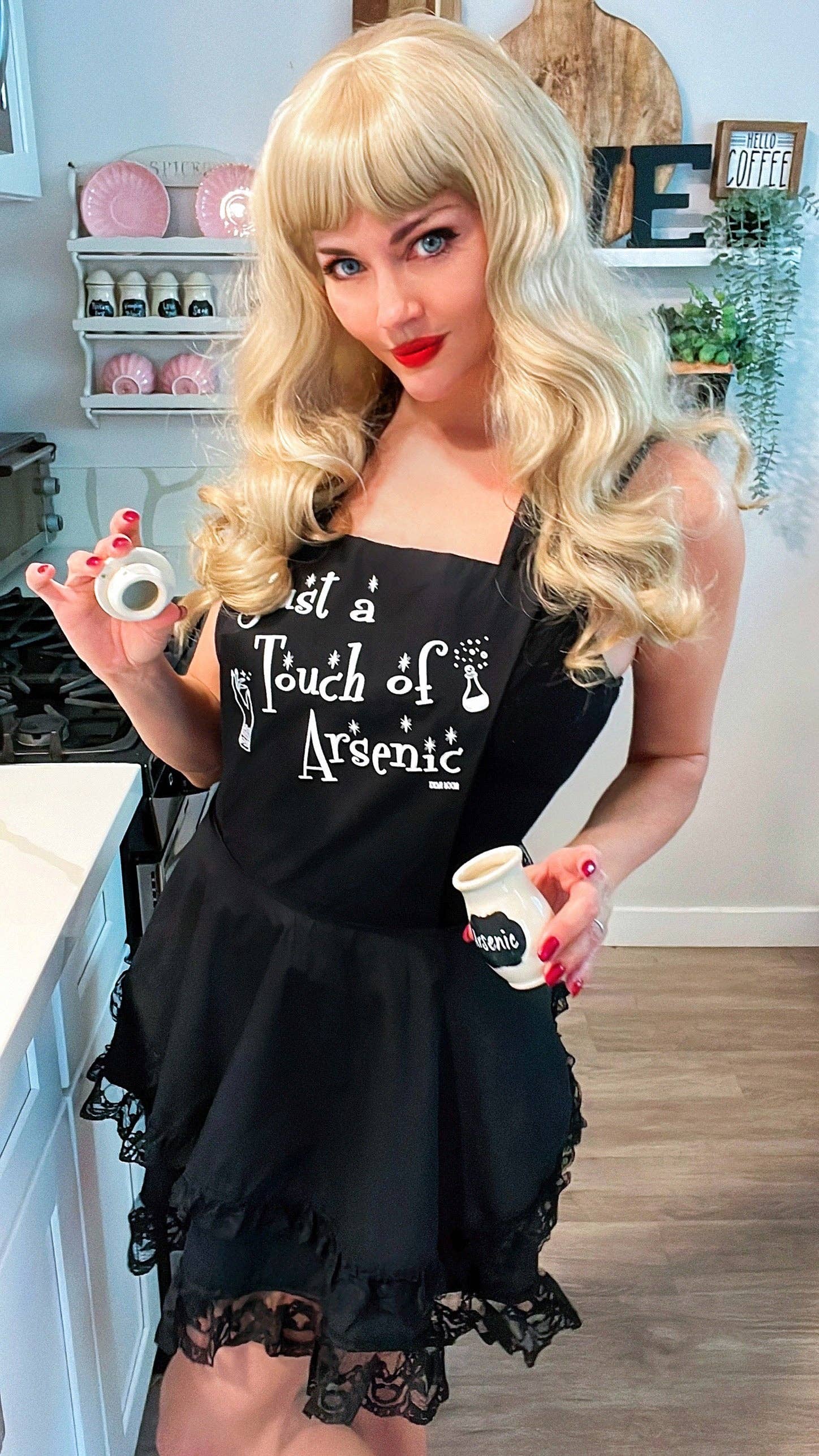 Just A Touch of Arsenic Retro Apron – Howlin' Willow Boutique