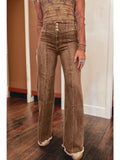 Backroad Blues High-Rise Flares