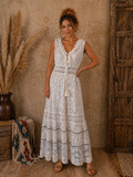 Boho Lace Maxi Dress