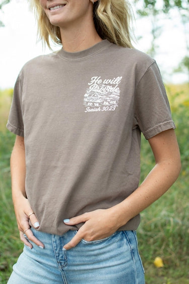 He Will Provide Western Graphic Tee