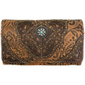 Western Floral Crossbody Wallet