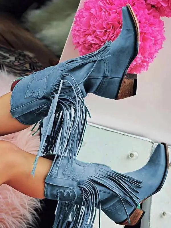 Heartbreaker Fringe Western Boots