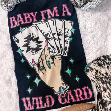 Wild Card Cowgirl Graphic Tee