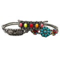 Navajo Turquoise 3-Piece Stretch Bracelet Set