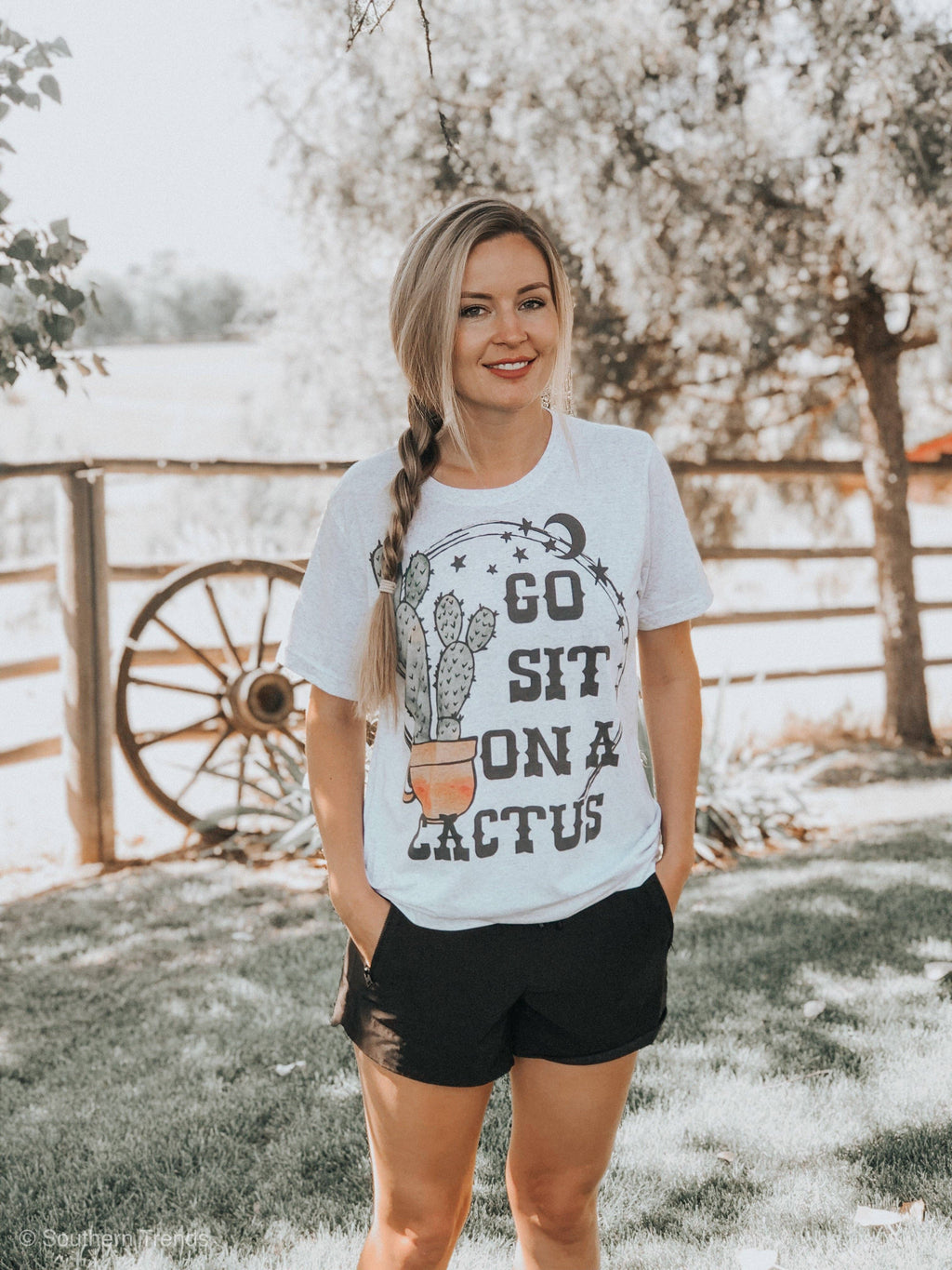 Go Sit On A Cactus Tee